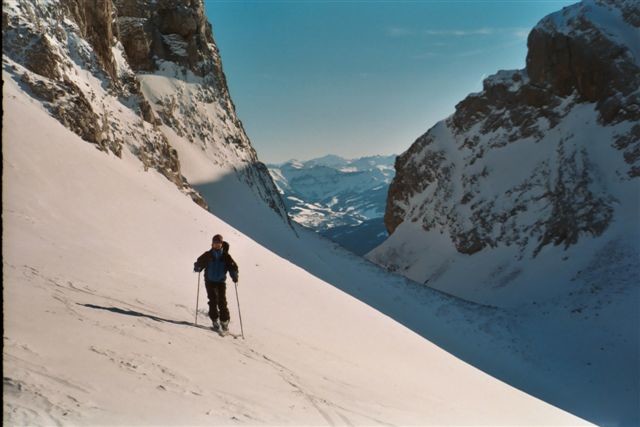 Gilou devant le Col de la Forclaz