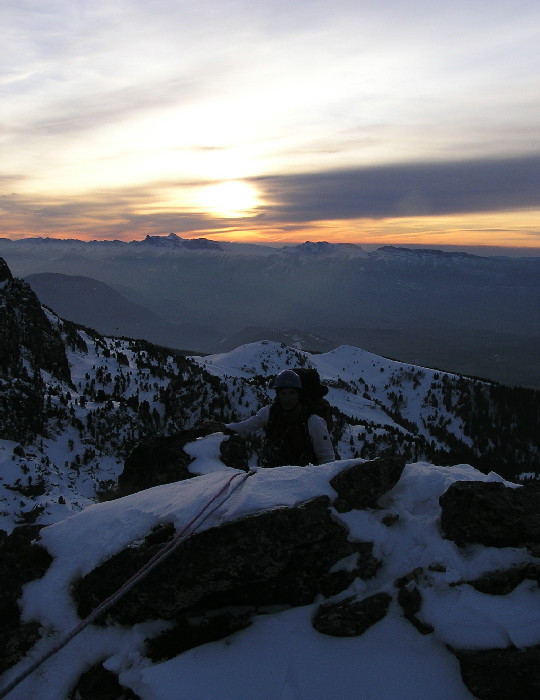 Moms, sur l'arête du Grand Eulier