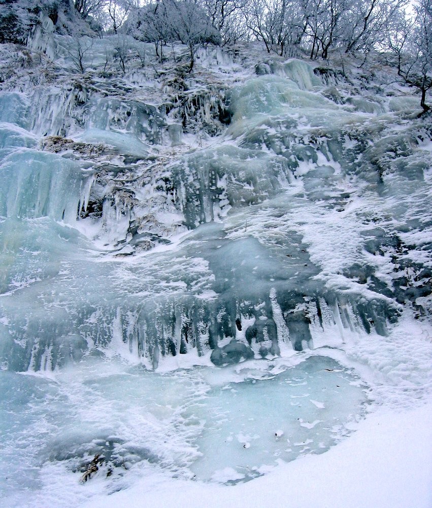Cascade "Bonheur d'un jour" face nord du Puy Mary