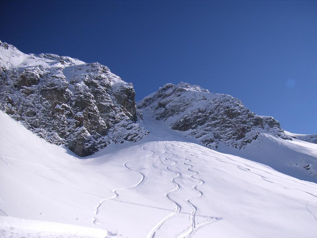 Brèche du Replomb après la descente