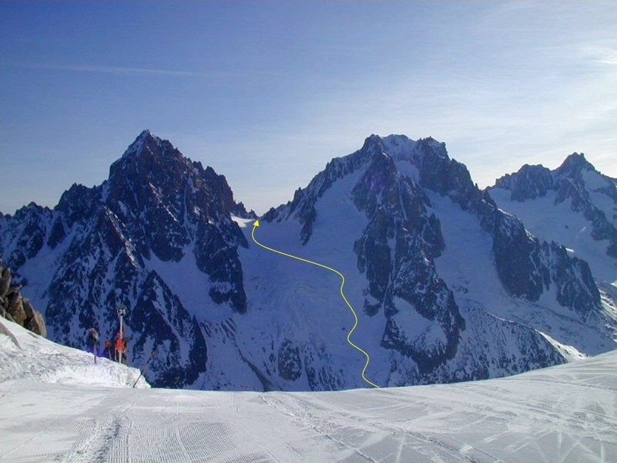 Montée au Col du Chardonnet
