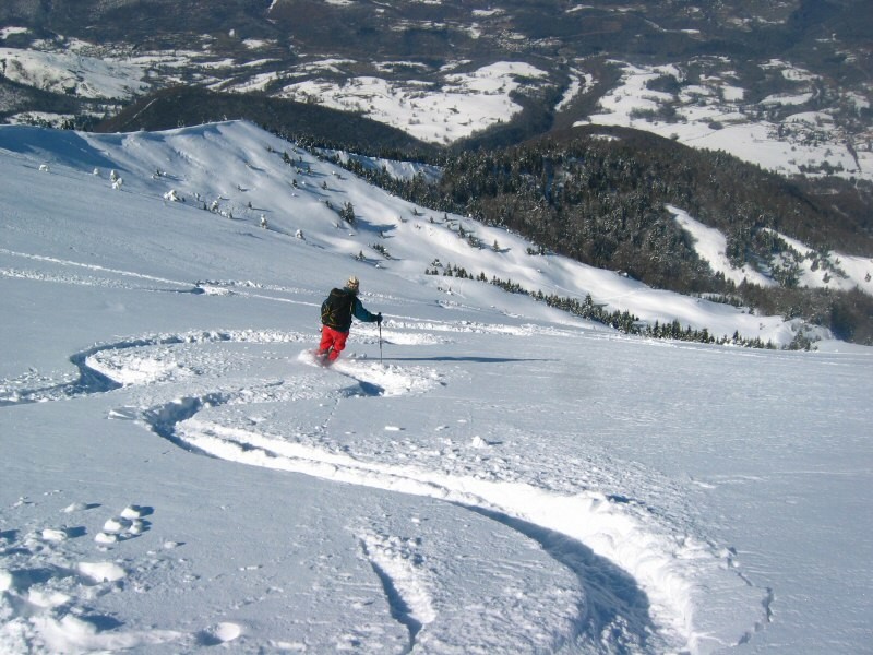 Descente du Pique Poque