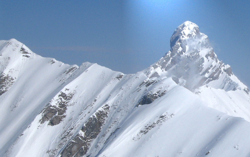 Pointe percée vue du sommet