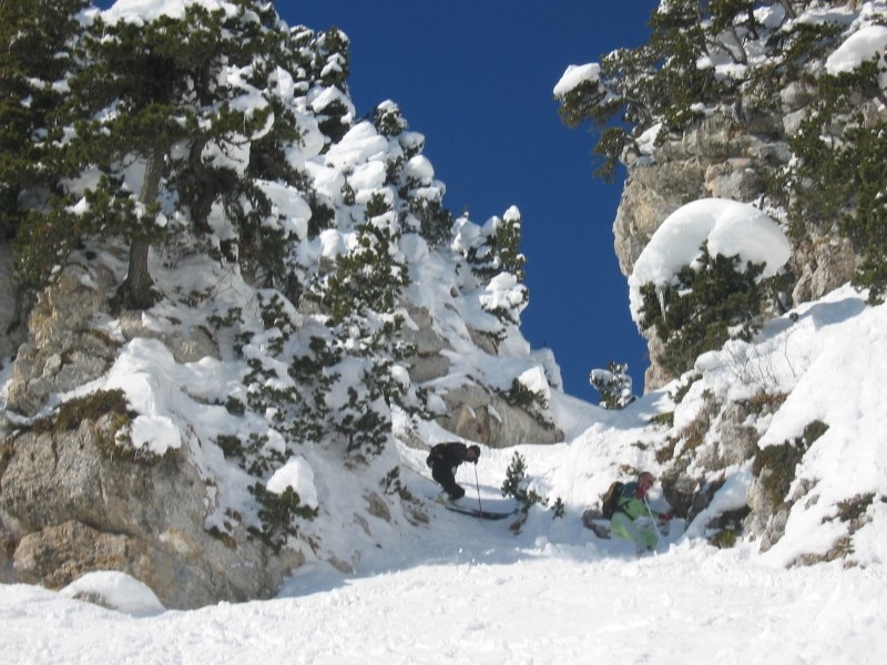 Passage étroit deuxième couloir
