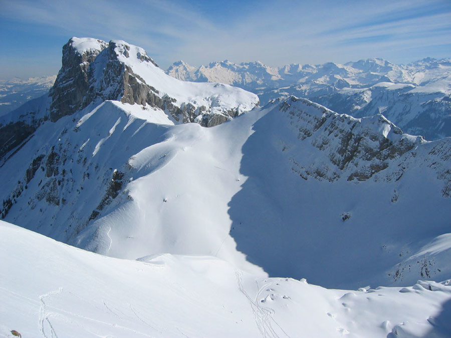 Combe sauvage, depuis pointe du midi