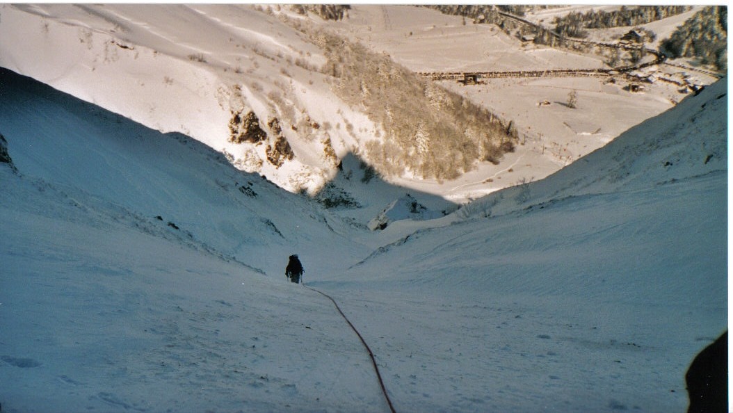 Jeremy dans le couloir des cabines