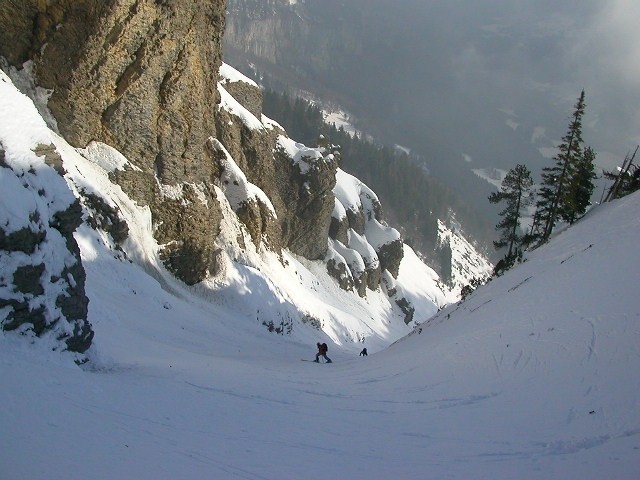Couloir NE de la tete de l'Adroit