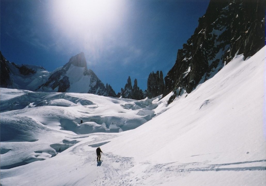 Le glacier du mont Mallet