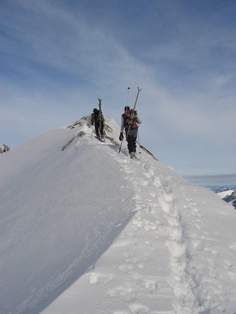Sur les arêtes des Lances de Malissard