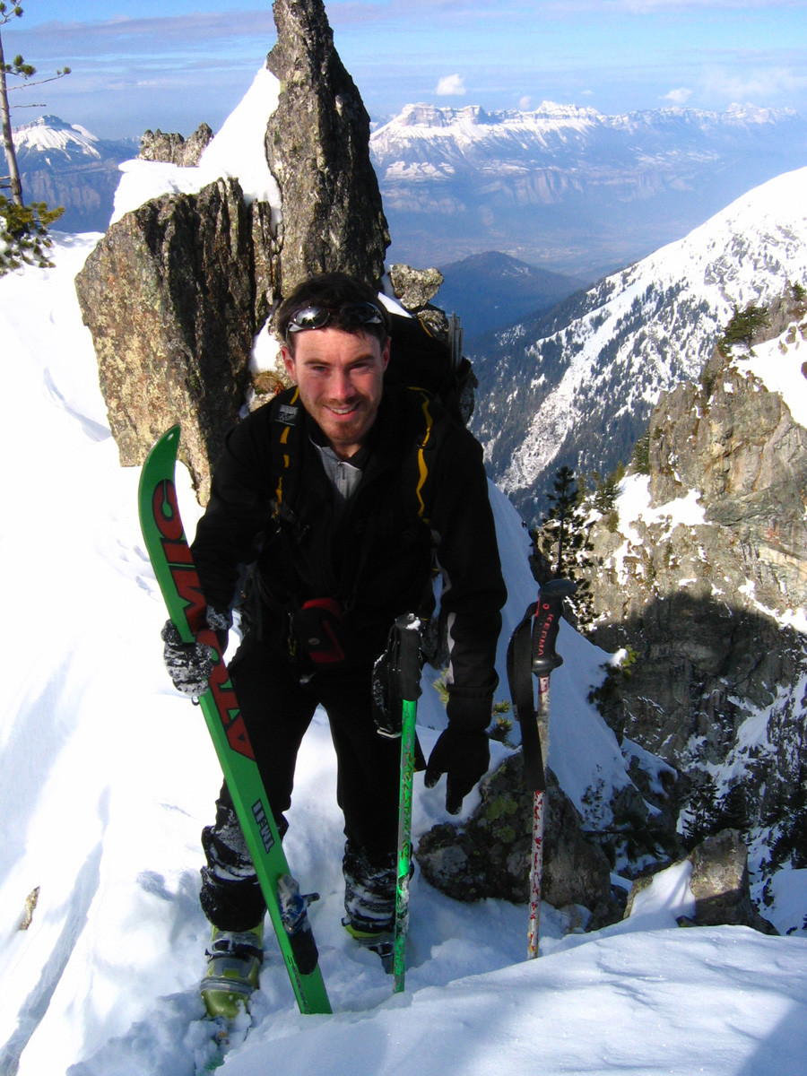 Sommet du couloir W du Grand eulier
