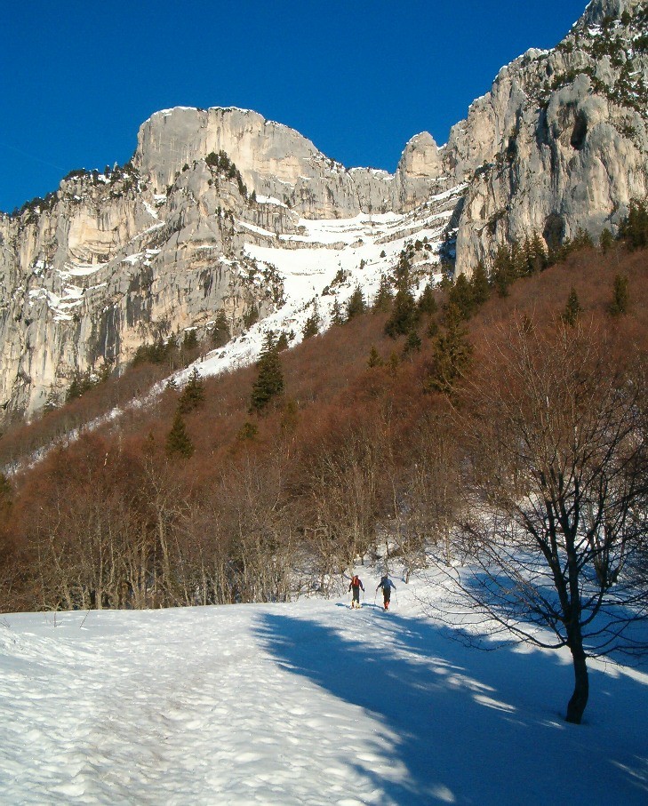 Ca démarre bien, bon regel, piste damée