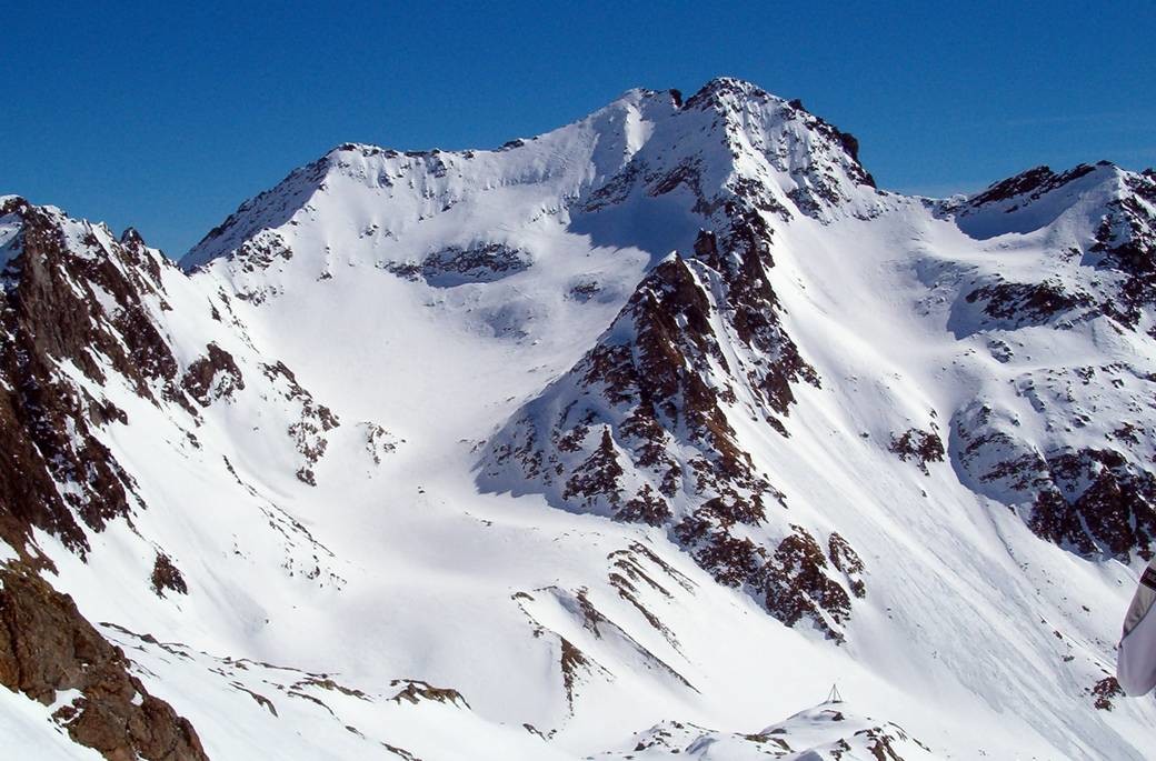 Punta Cristallina, versante NW
