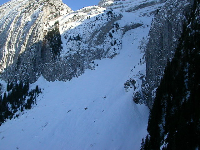 Itinéraire du versant N du col de l'encrenaz