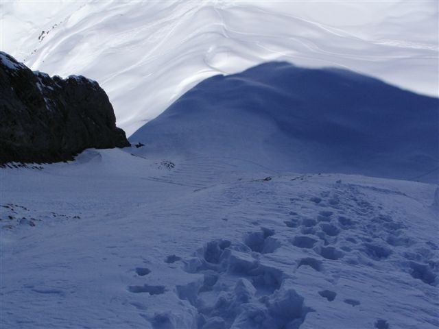 Traces de montée dans la nord est!