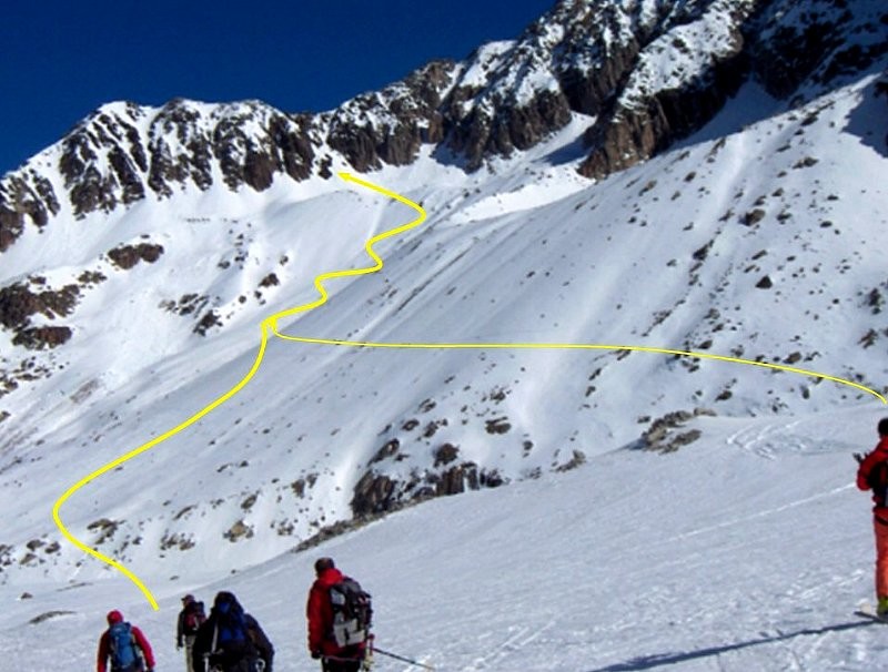 Montee au col du Passon - deux acces possibles