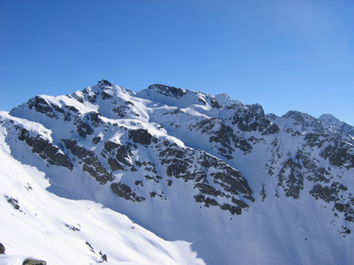 Versant SW de la dent du Pra