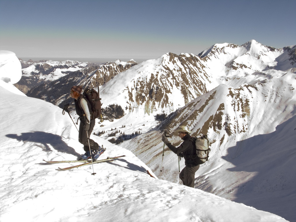 Le col à 2359m entre le Türmlihorn et la Landvogtehorn