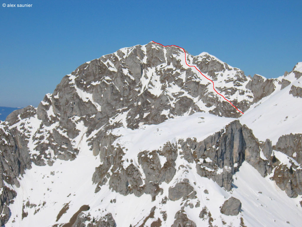 Face S de la Dent d'Oche