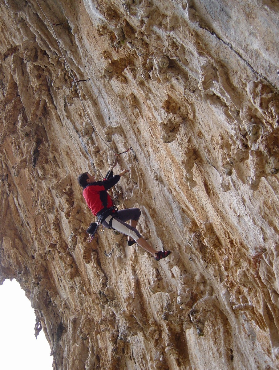 Serge Rastoldo dans "DNA"à Kalymnos.