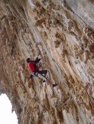 Serge Rastoldo dans "DNA"à Kalymnos.