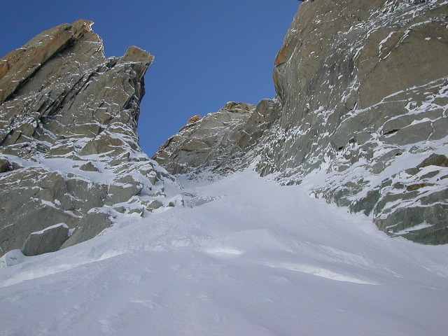 couloir Gervasutti à la tour ronde
