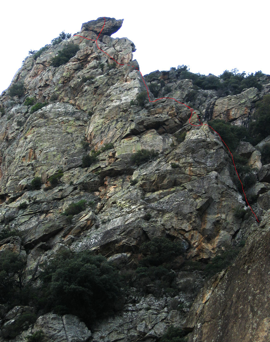 Itinéraire de l'arête de la Tête de Braque