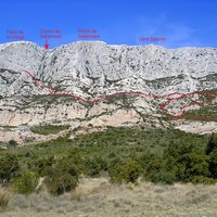 Sainte Victoire: Paroi de la Vierge