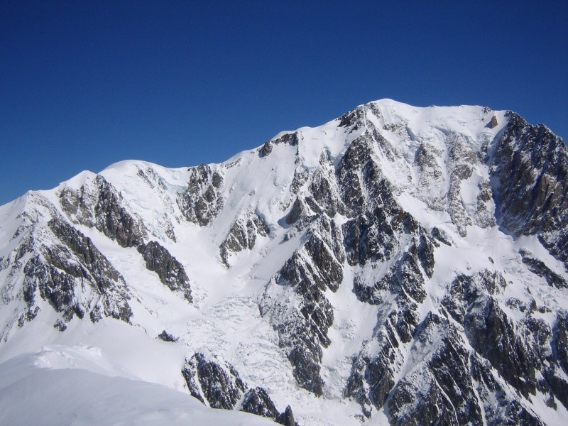 Versant SW du Mont Blanc