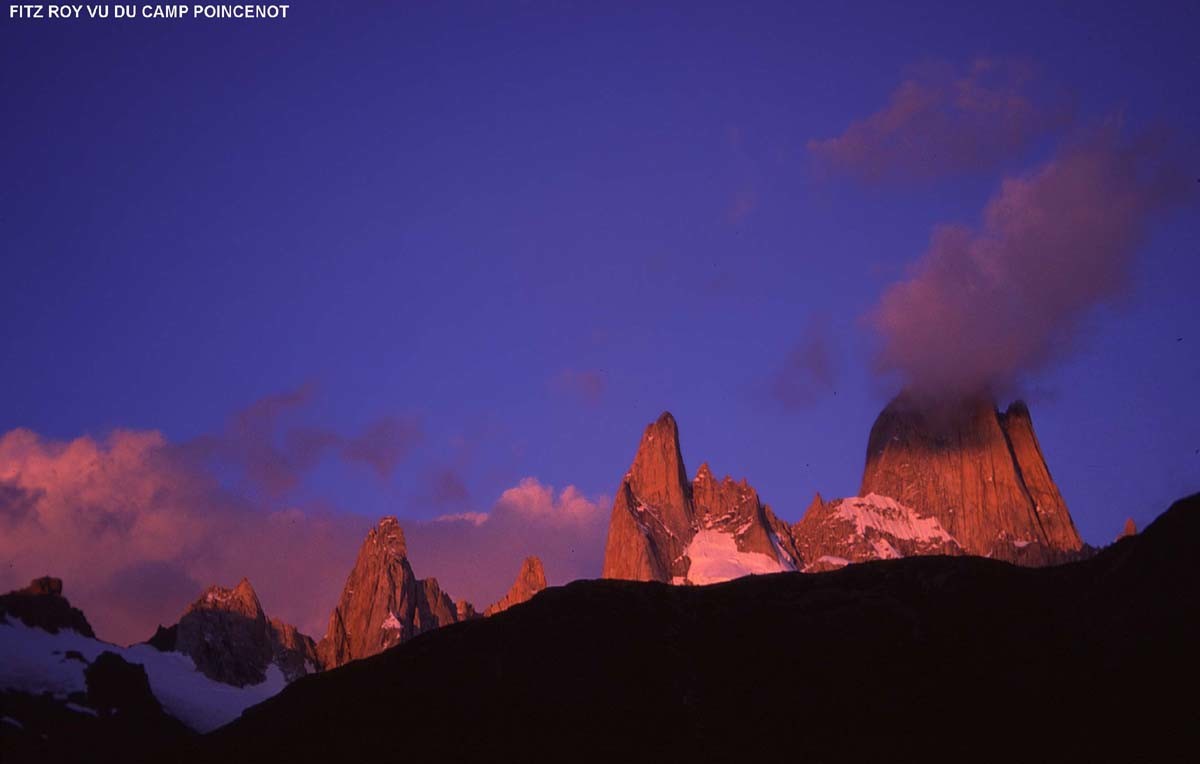 Aurore sur le groupe du Fitz Roy