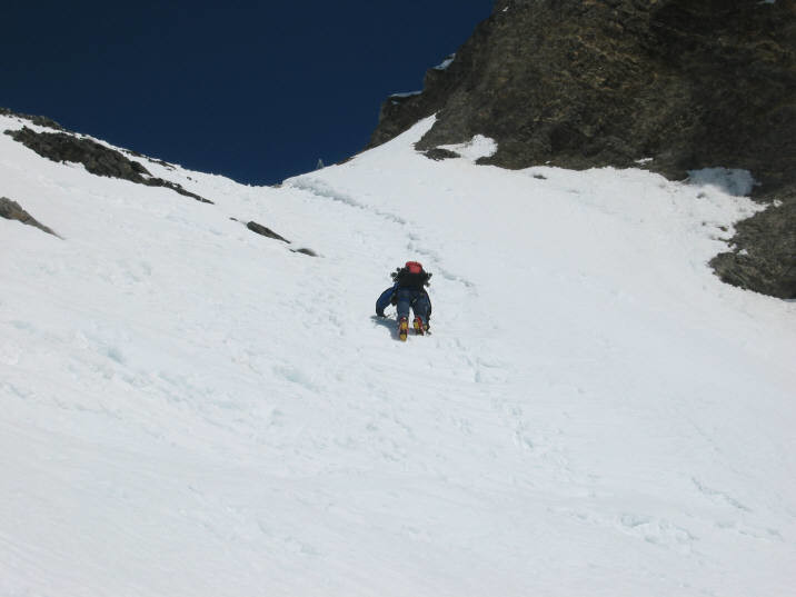 scendendo dalla Porta da Gliems