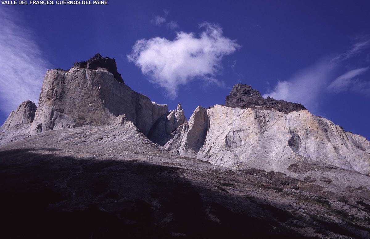 Cuernos del Paine vus du Campo Italiano