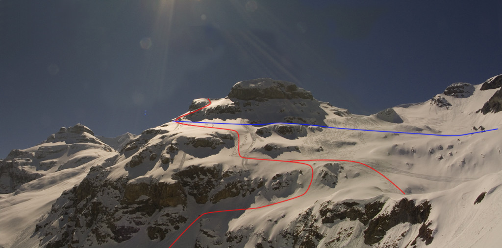 Schwarzhorn (Kiental) et sa pente N