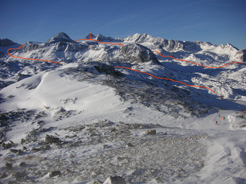 Traverse of Dachstein (2993m)
