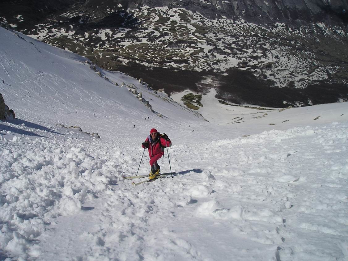 Angelo sulla direttissima di monte Amaro