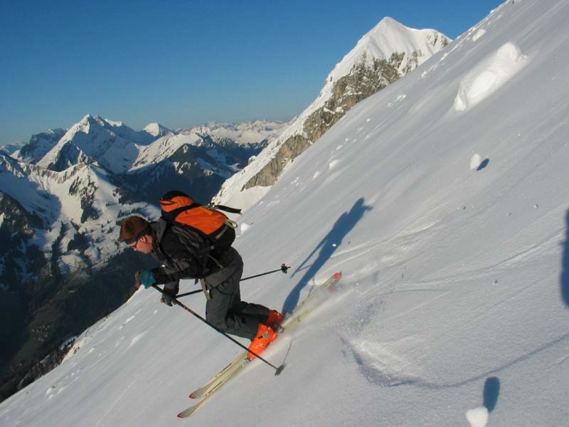 Descente du Gros Brun en matinale