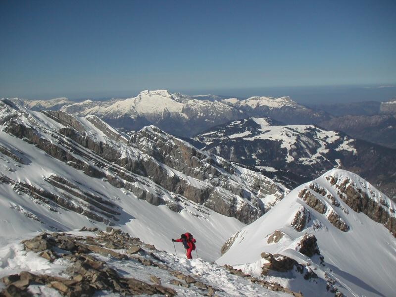 L'arête terminale de Tête Pelouse