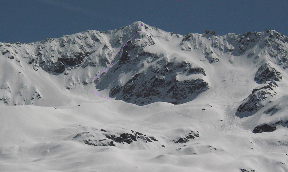 Couloir N - Pic des Cabottes - Itinéraire