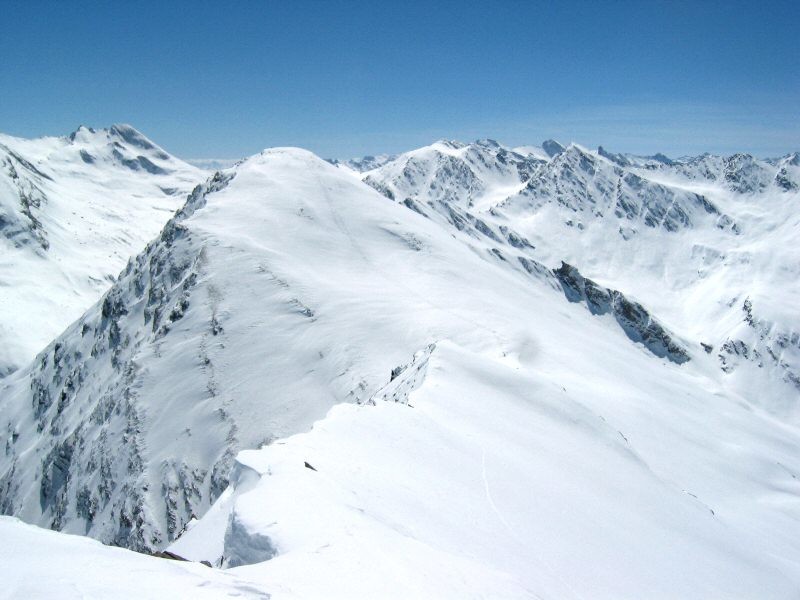 Le Spraveyre, depuis le Pic de Ségure.