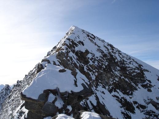 Arete sommital de la Dent d'Herens