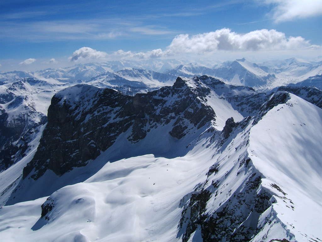 Pas de la Grande Barre vue du Mt PELAT
