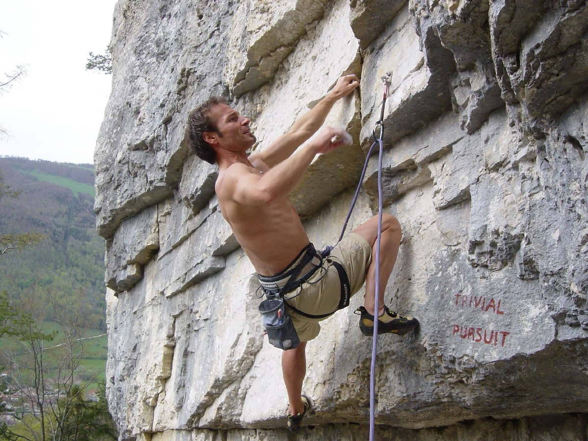 R.Pirali dans "Trivial Pursuit" à "Esprit du jeu" à Plagne, Suisse.