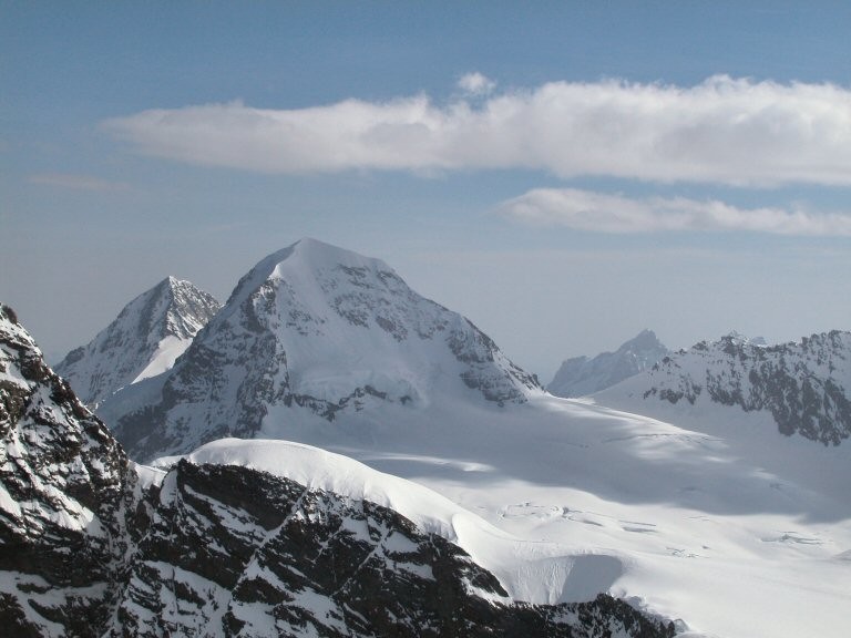 Mönch ed Eiger visti dall' Ebnefluh