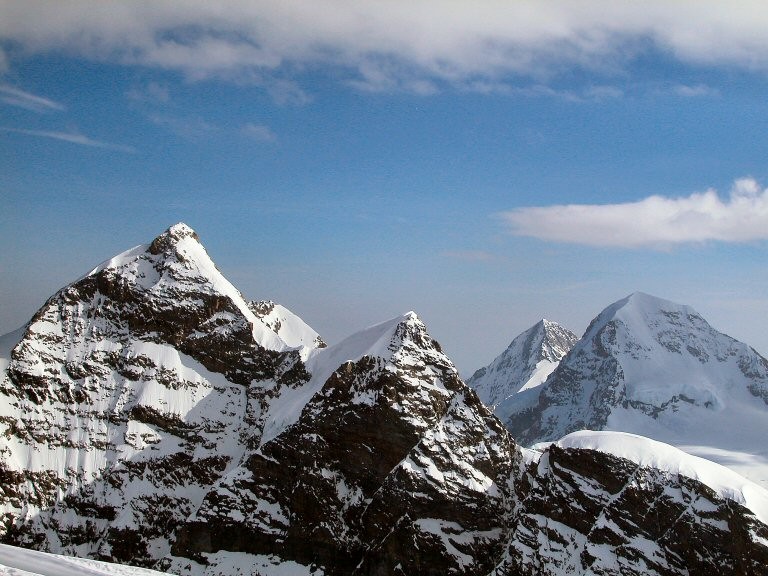 panorama dall'Ebnefluh: Jungfrau, Mönch ed Eiger