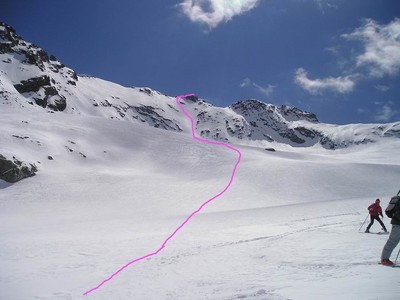 il Sasso di Conca dal bivio  per il P.Dosdè q. 2700