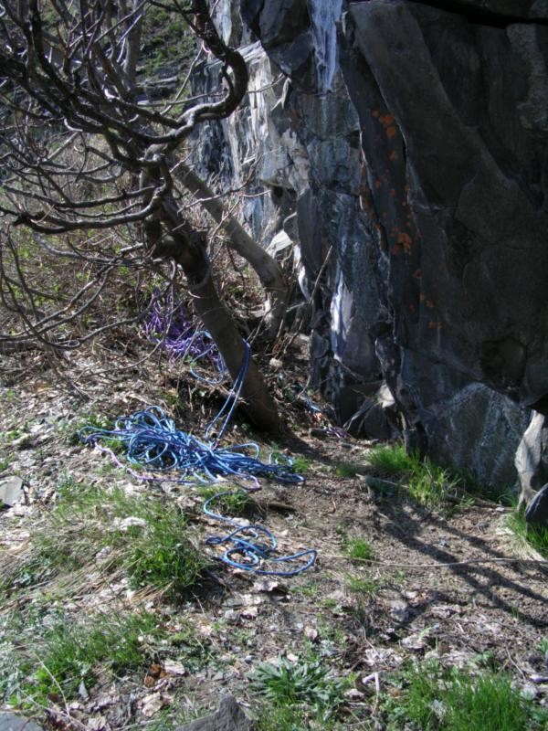 Emplacement de Bivouac sur la Walker de Livet
