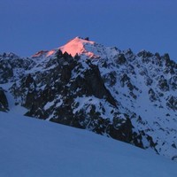 Premiers rayons de soleils sur la Calotte des Agneaux