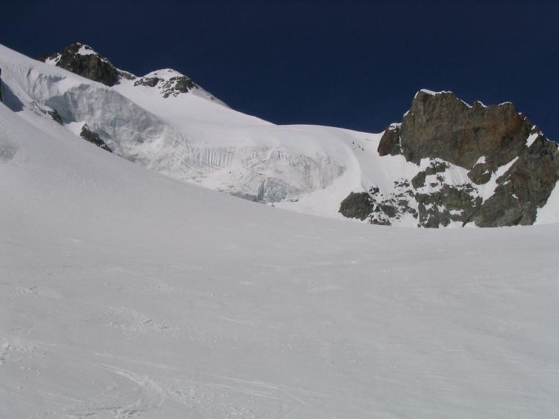 Les Agneaux depuis le glacier du Casset