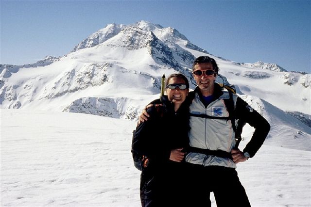 Io e Daniela in cima al Galehorn