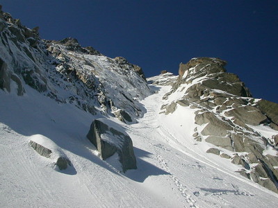 couloir Contamines (aiguille de Blaitière)