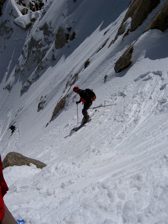 Début de la descente du Spencer
